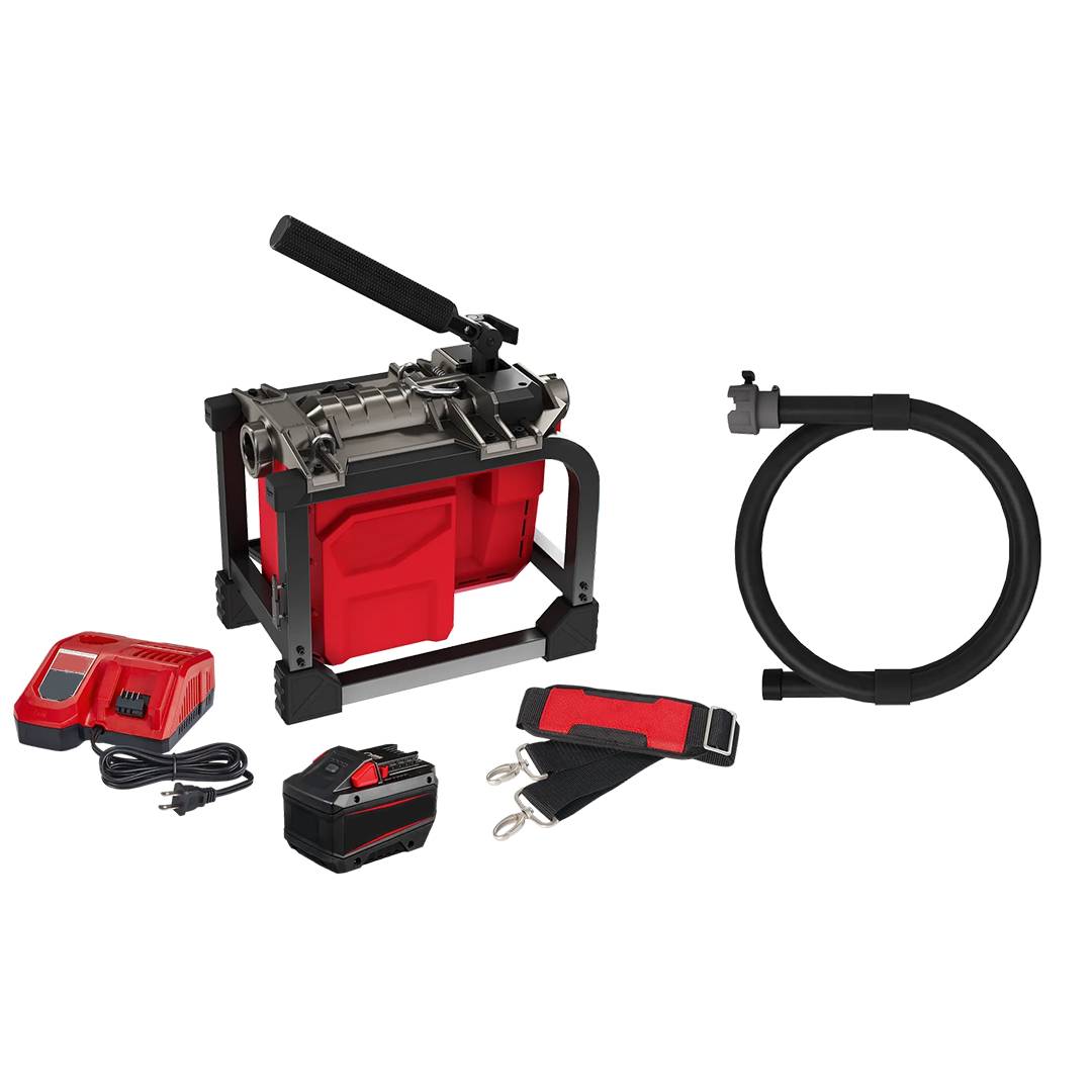 Cordless Sectional Drain Cleaning Machine for 5/8" & 7/8" Cable