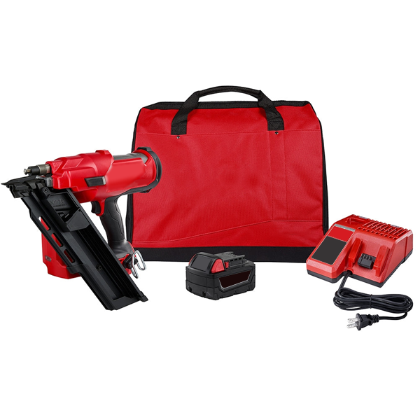 Brushless 30° Cordless Framing Nailer Kit (5.0Ah)
