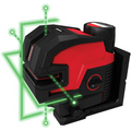 Green Cross-Line & 4-Point Precision Laser Level Kit