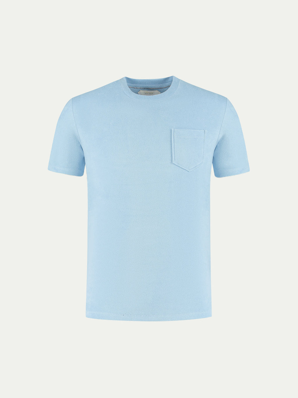Light Blue Terry Towelling T-Shirt