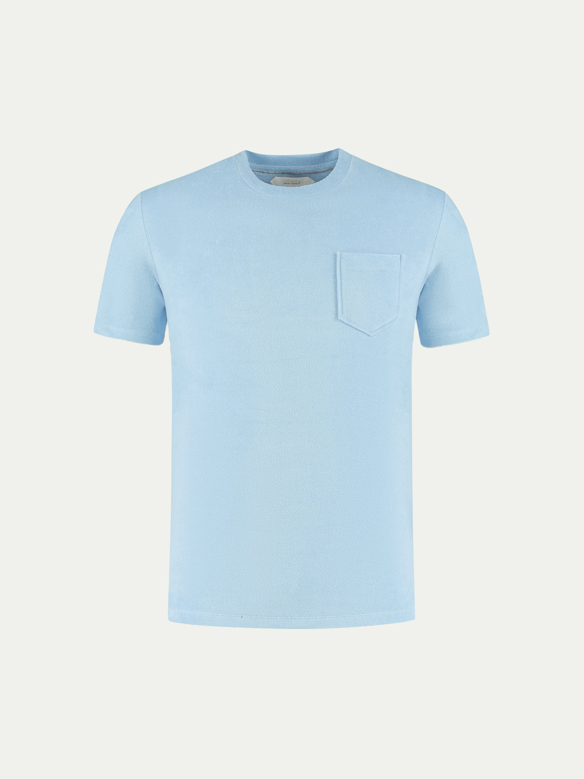 Light Blue Terry Towelling T-Shirt