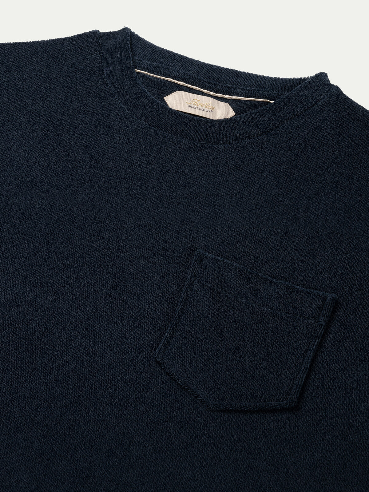Navy Terry Towelling T-Shirt