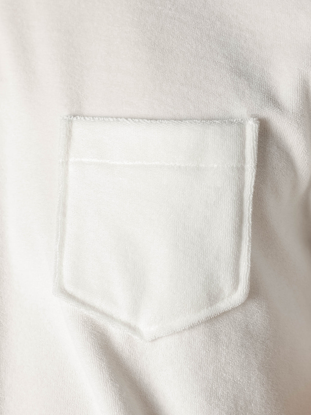 White Terry Towelling T-Shirt