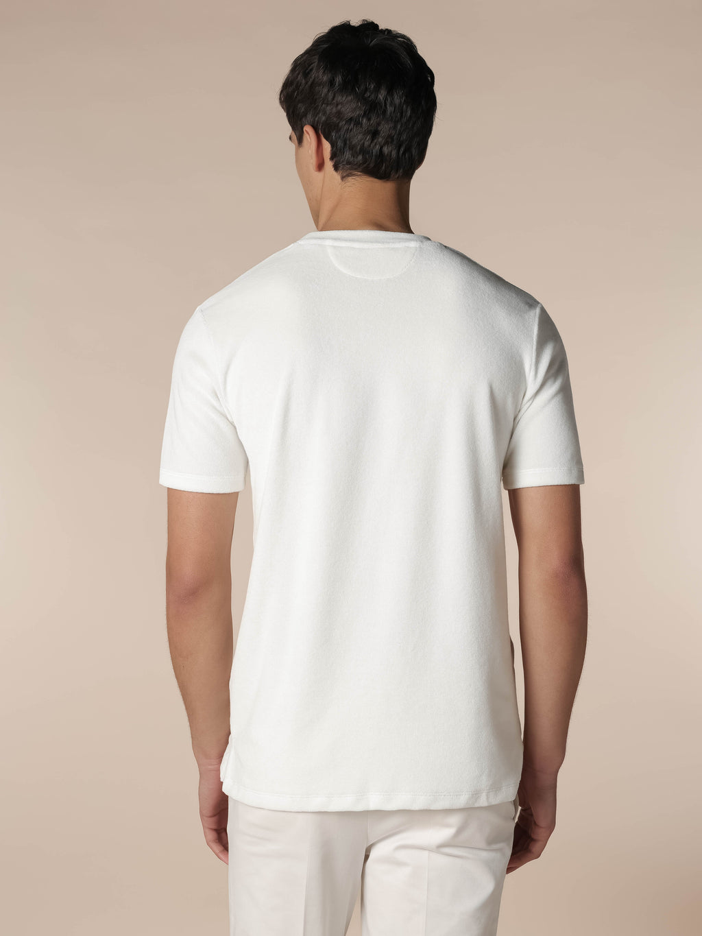 White Terry Towelling T-Shirt