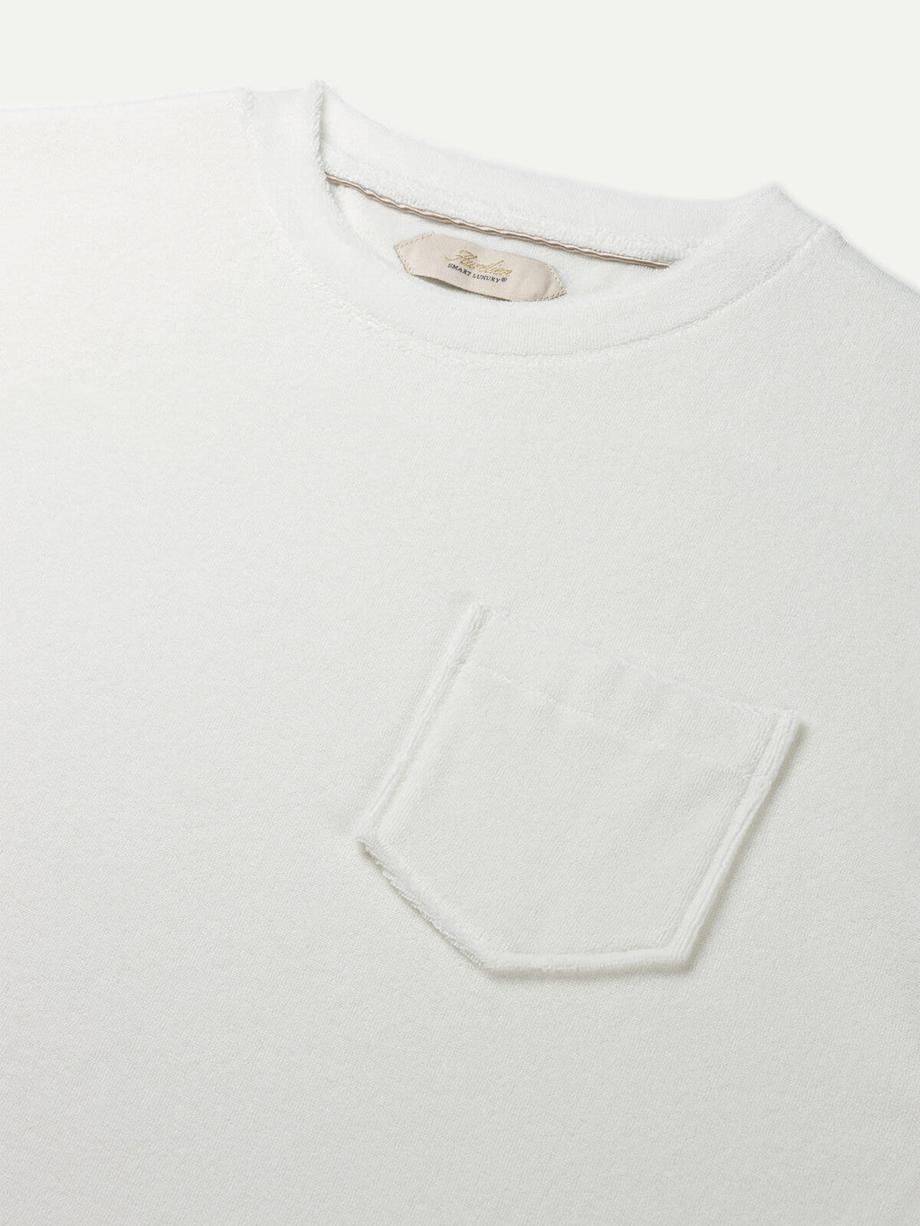 White Terry Towelling T-Shirt