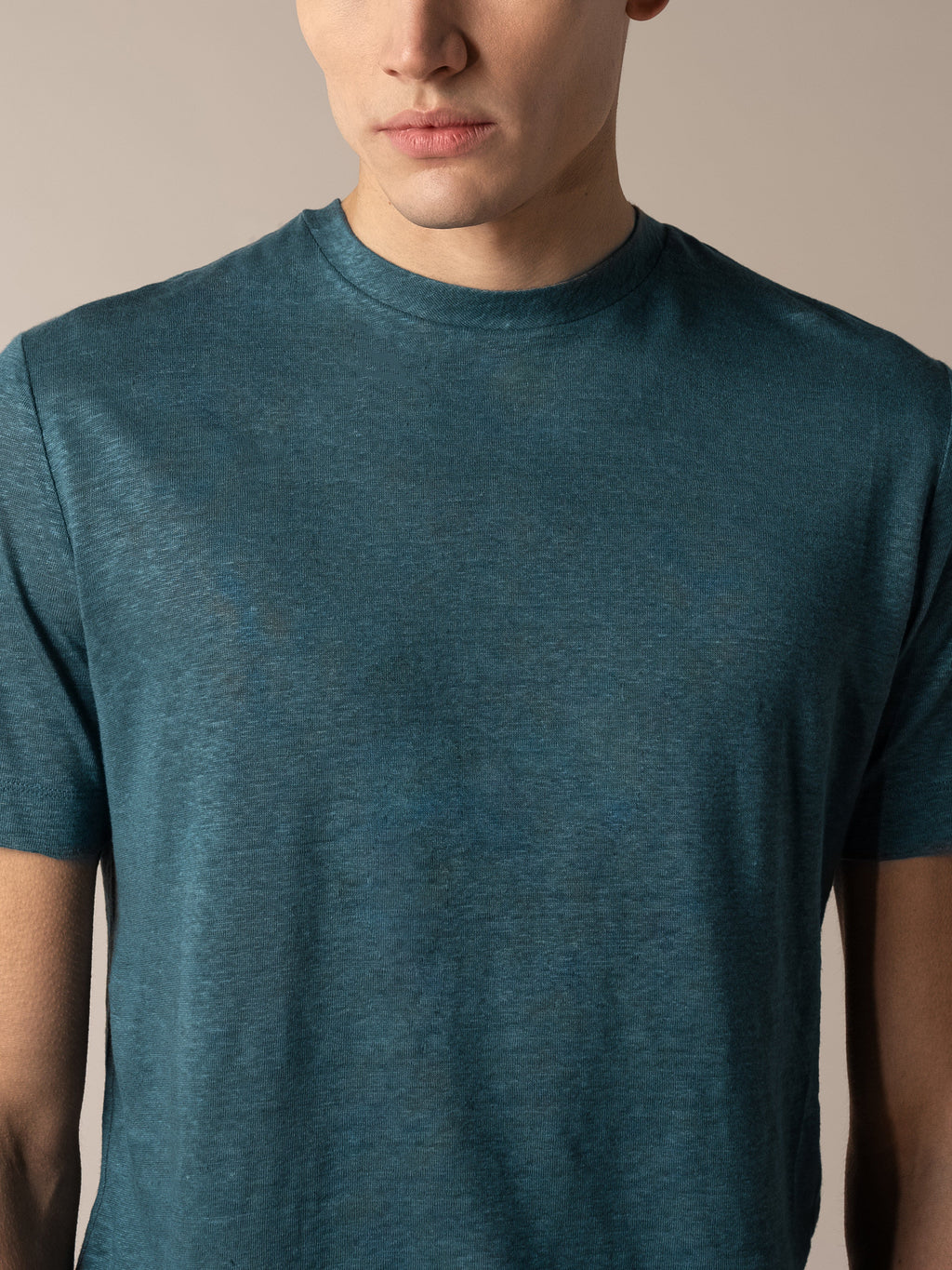 Sea Green Linen City T-shirt