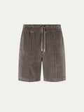 Ash Grey Terry Towelling Leisure Shorts