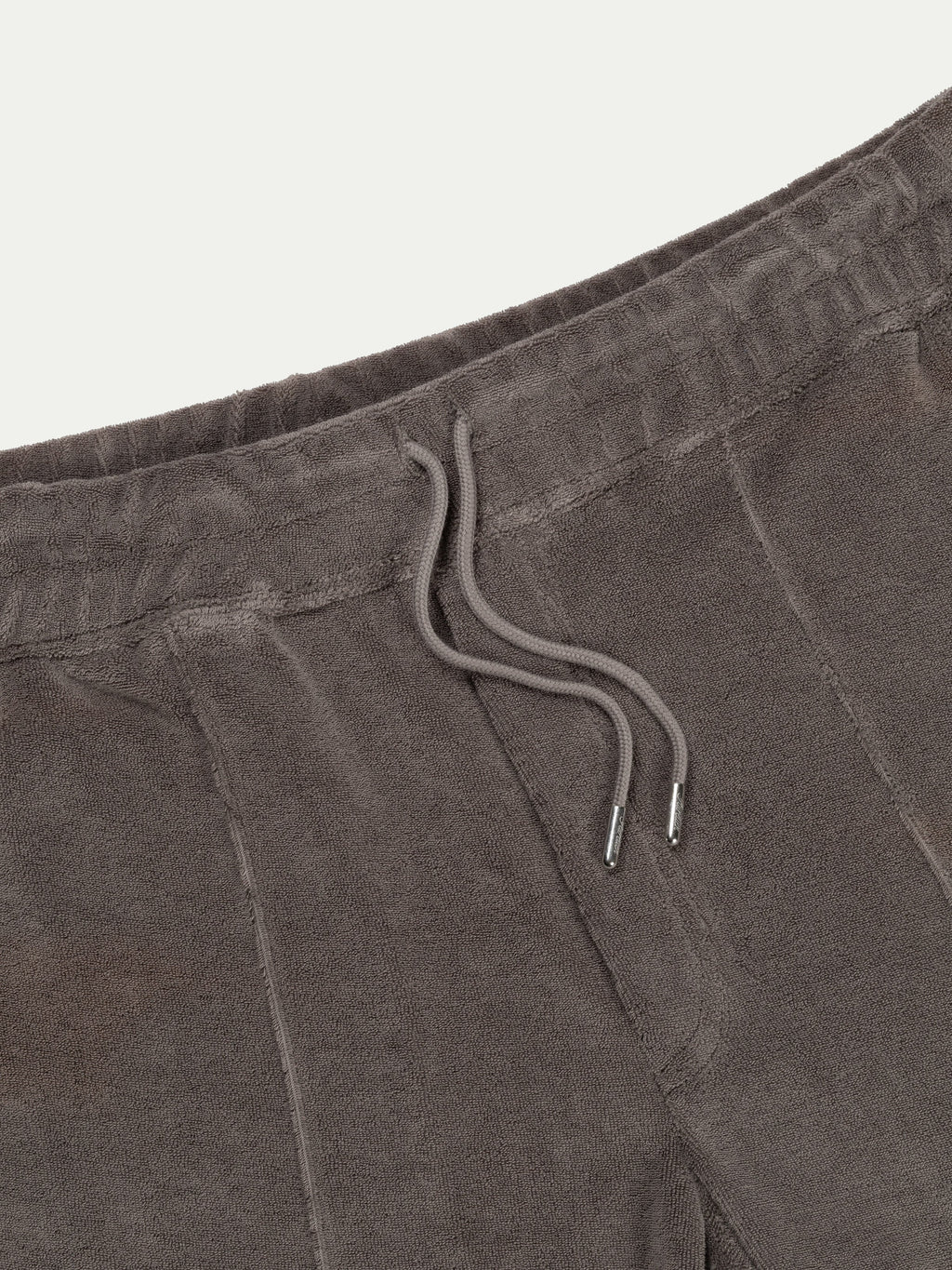 Ash Grey Terry Towelling Leisure Shorts