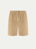 Beige Terry Towelling Leisure Shorts