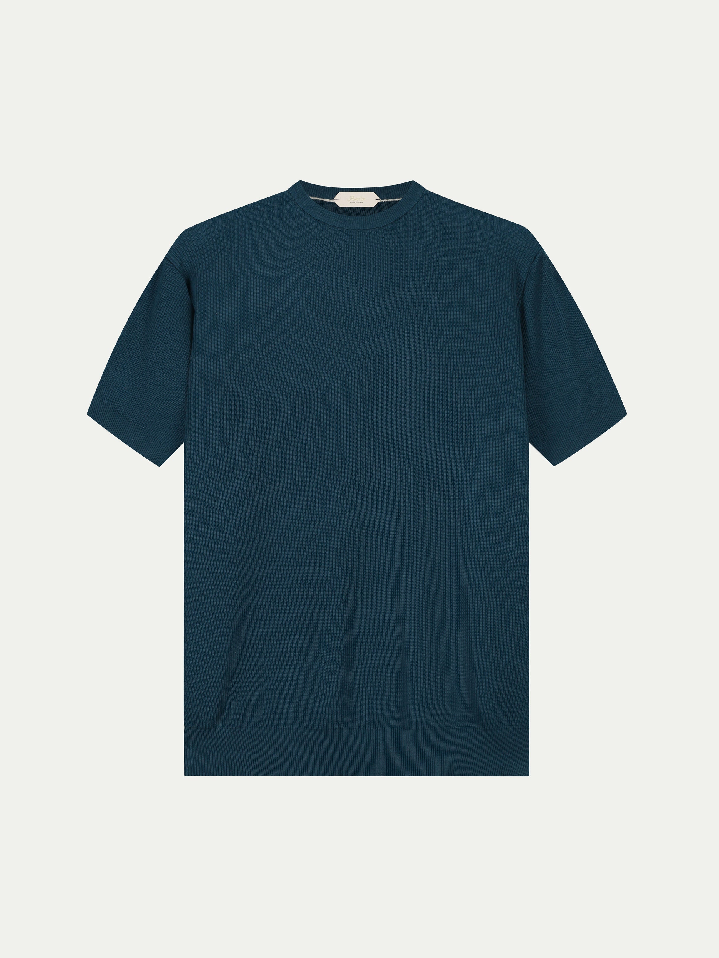 Sea Green Ribbed T-Shirt