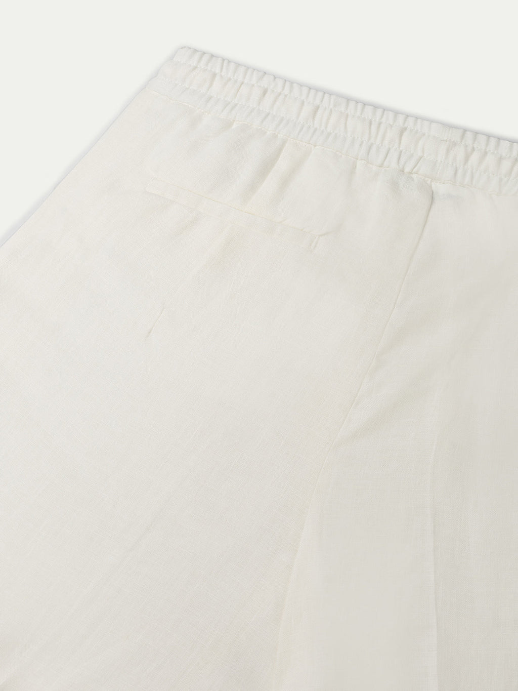 Ecru Linen Seaside Shorts